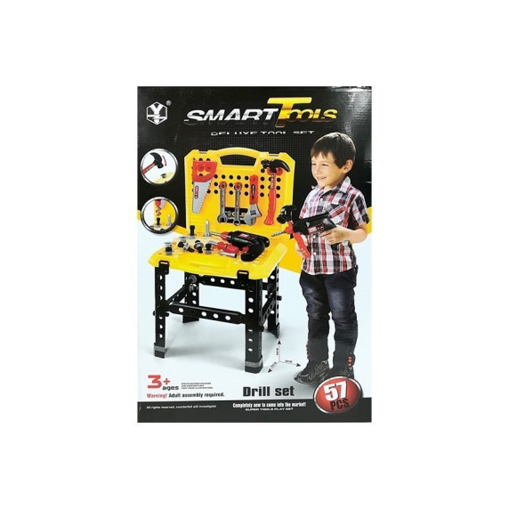 Set masă cu unelte pentru copii - Inlea4Fun SMART TOOLS