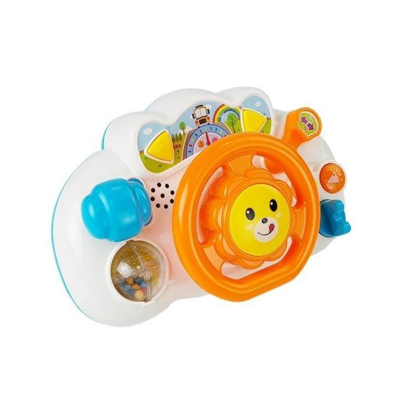 Készségfejlesztő kormány hageffektusokkal Inlea4Fun PUZZLE STEERING WHEEL 