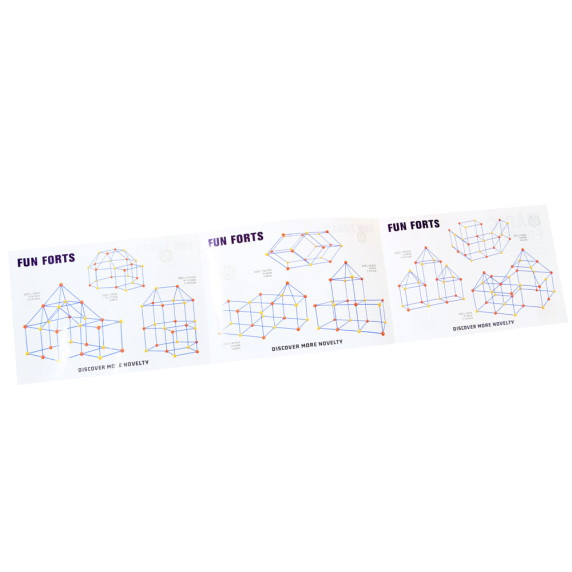 Set construcție pentru copii - Inlea4Fun MAGIC FORTS