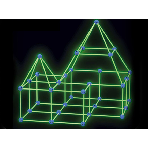 Várépítő készlet gyerekeknek Inlea4Fun MAGIC FORTS HOUSE