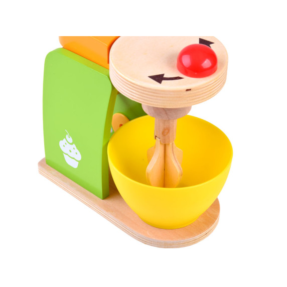 Robot bucătărie pentru copii - Inlea4Fun AGD - verde/galben