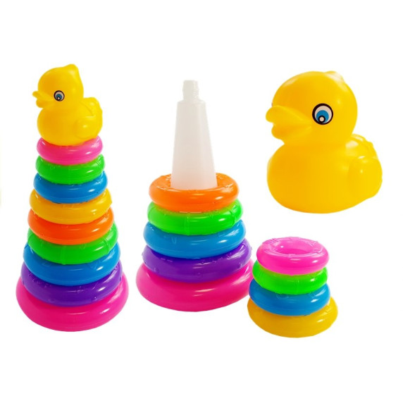 Jucărie piramidă - Inlea4Fun DUCK - rață
