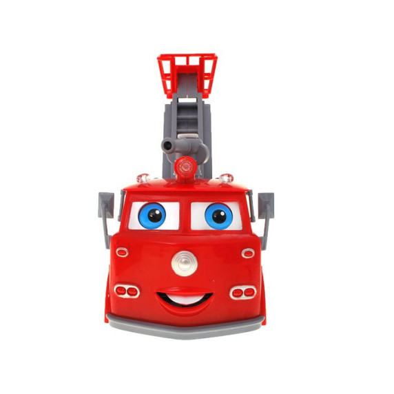 Buborékfújó tűzoltóautó fény- és hanghatásokkal Inlea4Fun PUMPER