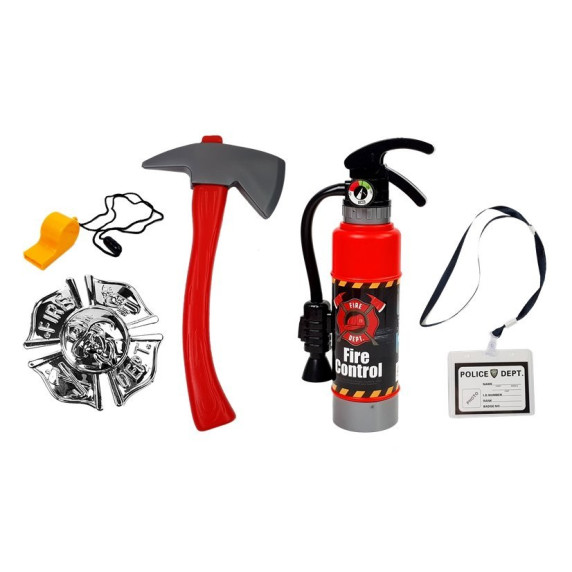 Costum pompier pentru copii cu accesorii -Inlea4Fun FIRE FIGHTING
