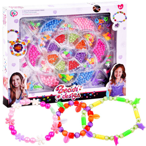 Set pentru confecționarea brățărilor - Inlea4Fun BEADS DESIGN