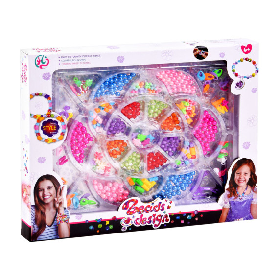 Set pentru confecționarea brățărilor - Inlea4Fun BEADS DESIGN