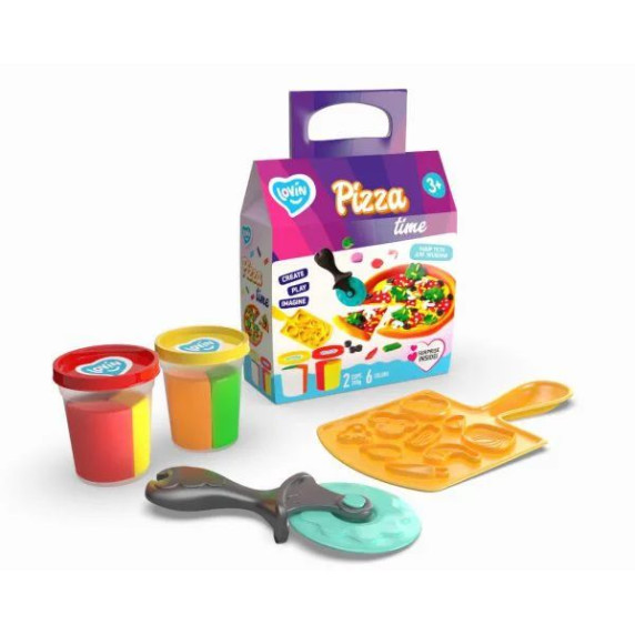 Set plastilină - pizza - Inlea4Fun PIZZA TIME