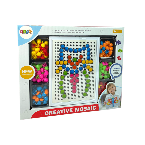 Mozaik kirakó játék Inlea4Fun CREATIVE MOSAIC