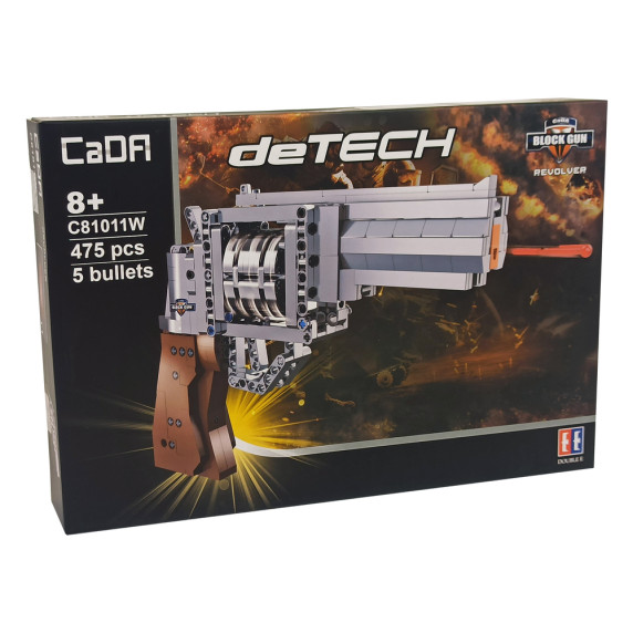 Konštrukčná kreatívna sada 475 ks CaDFI BLOCK GUN REVOLVER