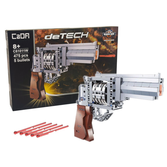 Konštrukčná kreatívna sada 475 ks CaDFI BLOCK GUN REVOLVER