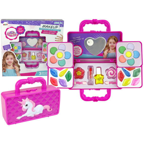 Set machiaj pentru copii - Inlea4Fun MAKE UP SET Beauty Unicorn 