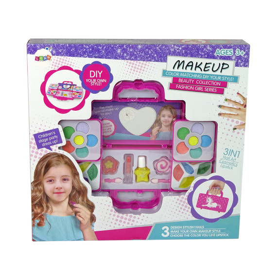 Set machiaj pentru copii - Inlea4Fun MAKE UP SET Beauty Unicorn 