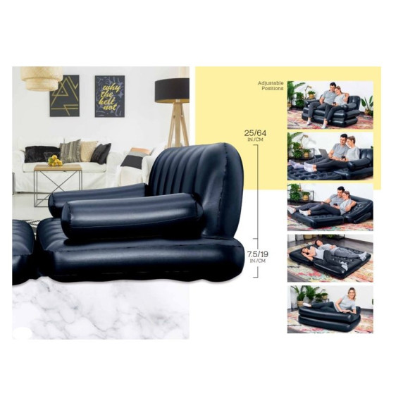 Nafukovací matrac posteľ 188 x 152 x 64 cm BESTWAY 75054