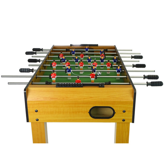 Fotbal de masă - 122 x 61 x 81 cm - imitație de lemn