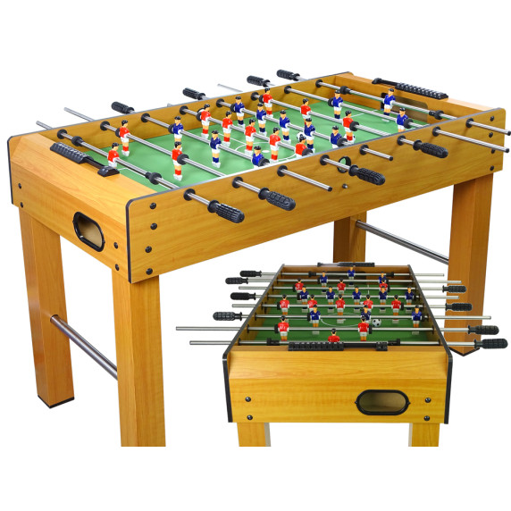 Fotbal de masă - 122 x 61 x 81 cm - imitație de lemn