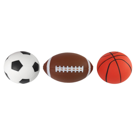 Set mingi de sport 3 bucăți - Inlea4Fun SPORTS PACK