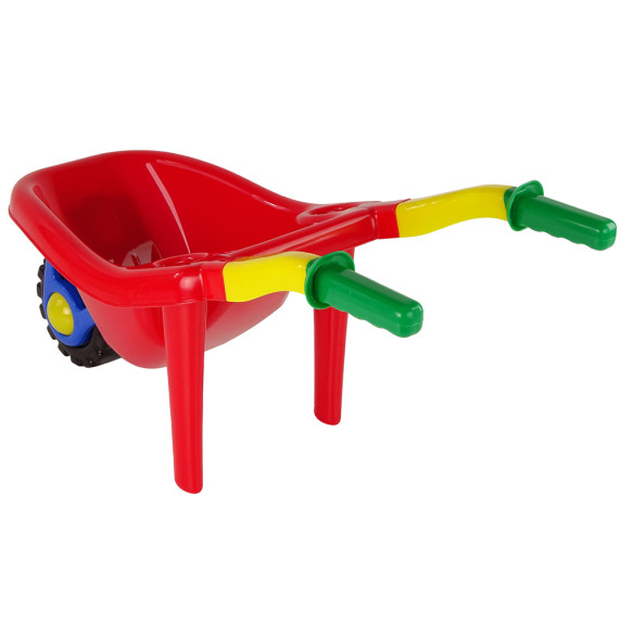 Műanyag játék talicska Inlea4Fun - piros