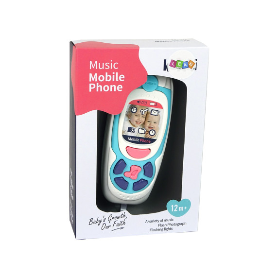 Interaktív játék telefon Inlea4Fun - kék