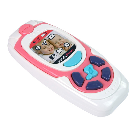 Interaktív játék telefon Inlea4Fun - rózsaszín