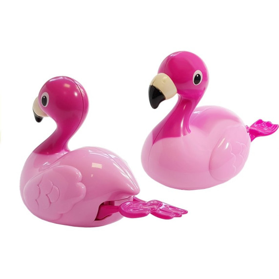 Hračka do kúpeľa Inlea4Fun BATHING COMPANION - plameniak