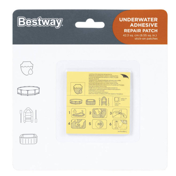 Kit reparații - 6,5x6,5cm - BESTWAY 62091