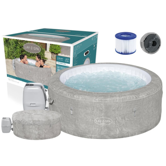 Piscină hidromasaj/jacuzzi gonflabil - 180x66 cm - BESTWAY 60065 Lay-Z-Spa Zurich 