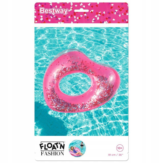 Colac gonflabil - inimă - BESTWAY 36141
