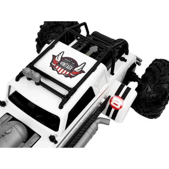 RC Auto na diaľkové ovládanie BUGGY 4x4 Inlea4Fun SMOKING PUNK - biele
