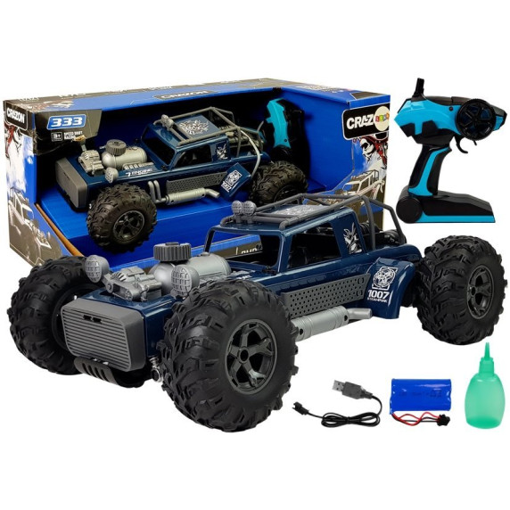 RC Auto na diaľkové ovládanie BUGGY 4x4 Inlea4Fun SMOKING PUNK - modré