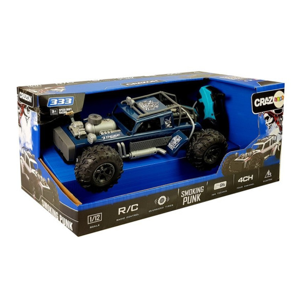 RC Auto na diaľkové ovládanie BUGGY 4x4 Inlea4Fun SMOKING PUNK - modré