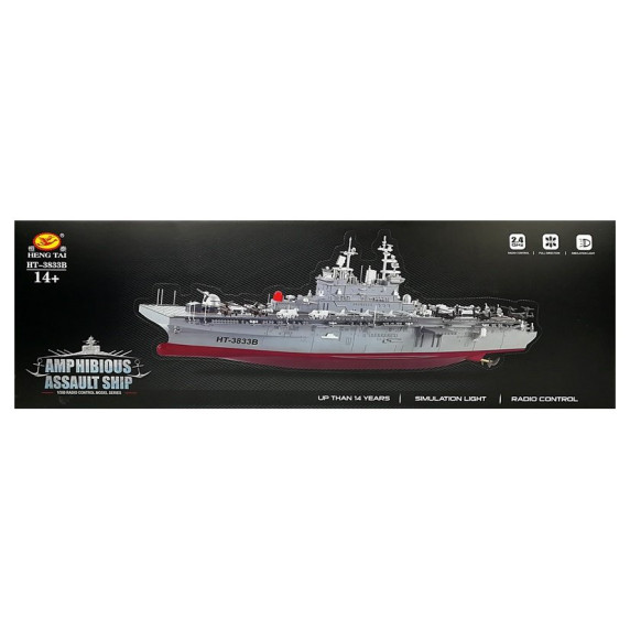 Inlea4Fun AMPHIBIOUS ASSAULT SHIP RC Hadi hajó távirányítóval 1:350