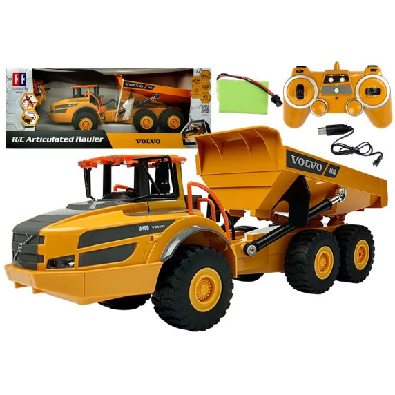 Inlea4Fun RC VOLVO A40G Detský sklápač na diaľkové ovládanie