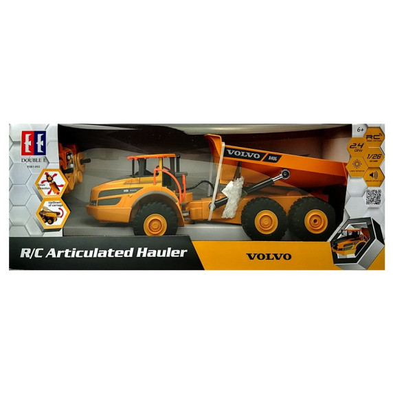 Inlea4Fun RC VOLVO A40G Detský sklápač na diaľkové ovládanie