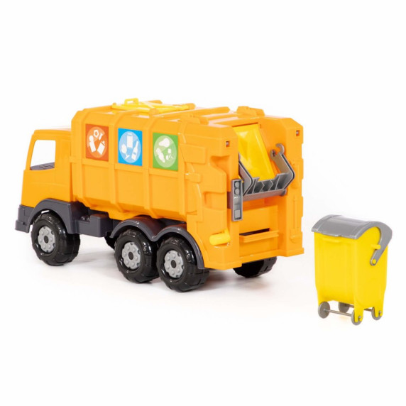Detské smetiarske auto Inlea4Fun Prestige 71743 - oranžové