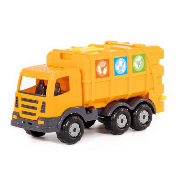 Detské smetiarske auto Inlea4Fun Prestige 71743 - oranžové