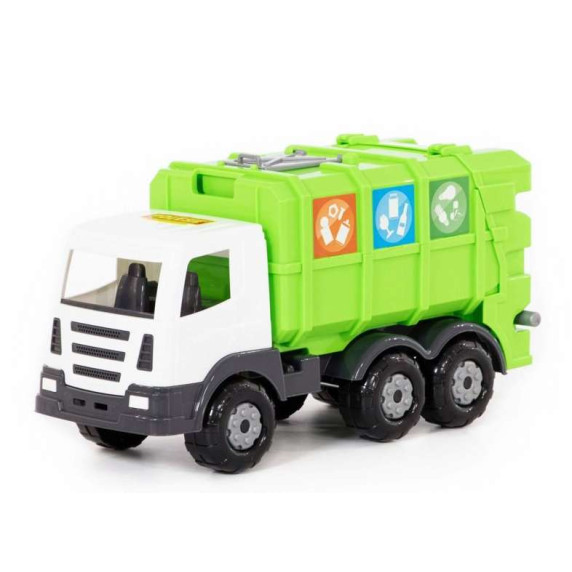 Detské smetiarske auto Inlea4Fun Prestige 71743 - zelené
