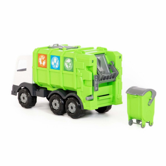 Detské smetiarske auto Inlea4Fun Prestige 71743 - zelené