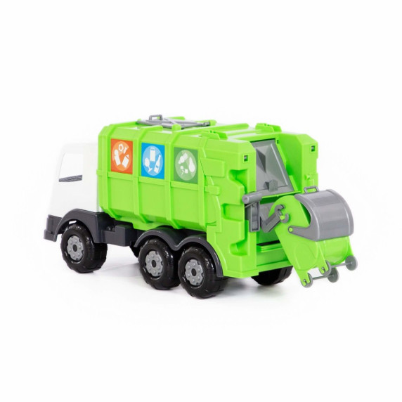 Detské smetiarske auto Inlea4Fun Prestige 71743 - zelené