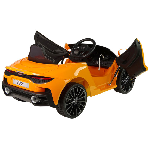 Mașină electrică lăcuită - Inlea4Fun McLaren GT 12V - galben