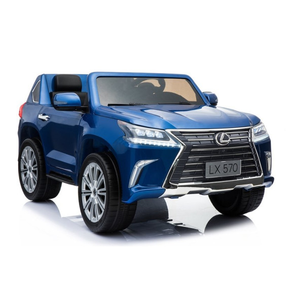 Elektromos kisautó lakkozott Inlea4Fun LEXUS DK-LX570  - kék 
