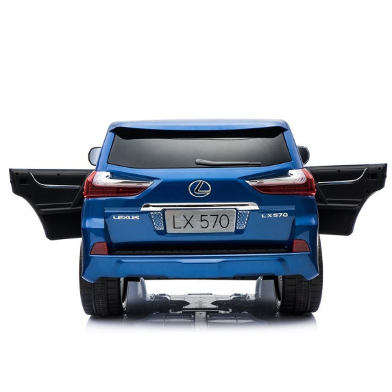 Elektromos kisautó lakkozott Inlea4Fun LEXUS DK-LX570  - kék 