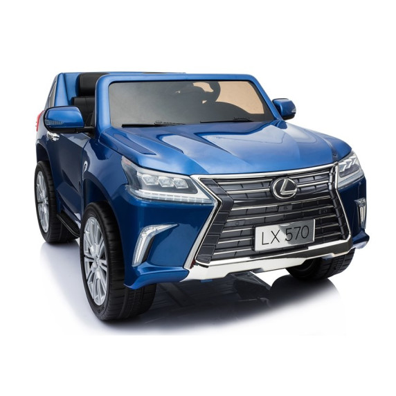 Elektromos kisautó lakkozott Inlea4Fun LEXUS DK-LX570  - kék 