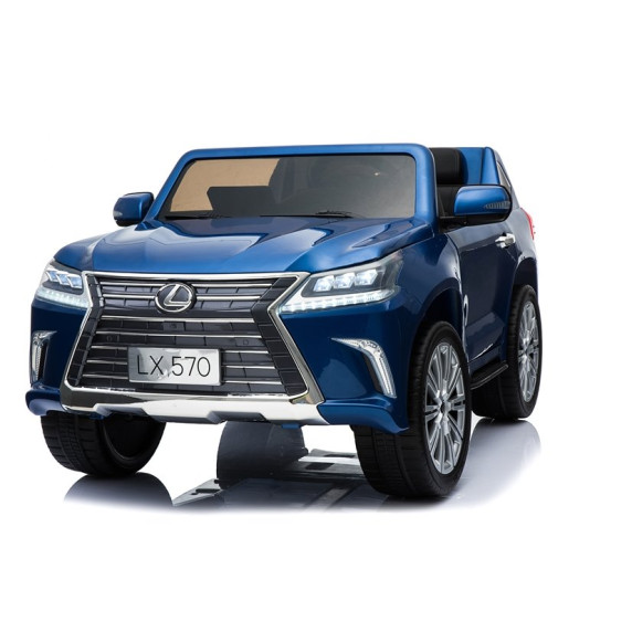 Elektromos kisautó lakkozott Inlea4Fun LEXUS DK-LX570  - kék 