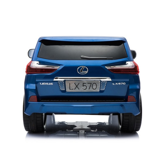 Elektromos kisautó lakkozott Inlea4Fun LEXUS DK-LX570  - kék 