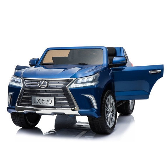 Elektromos kisautó lakkozott Inlea4Fun LEXUS DK-LX570  - kék 