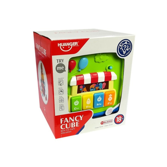 Interaktív készségfejlesztő játék HUANGER Fancy Cube 