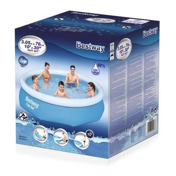 Samonosný rodinný bazén 305 x 76 cm BESTWAY Fast Set 57266