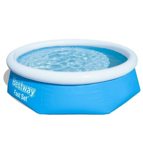 Samonosný rodinný bazén s kartušovou filtráciou 244 x 66 cm BESTWAY Fast Set  57268