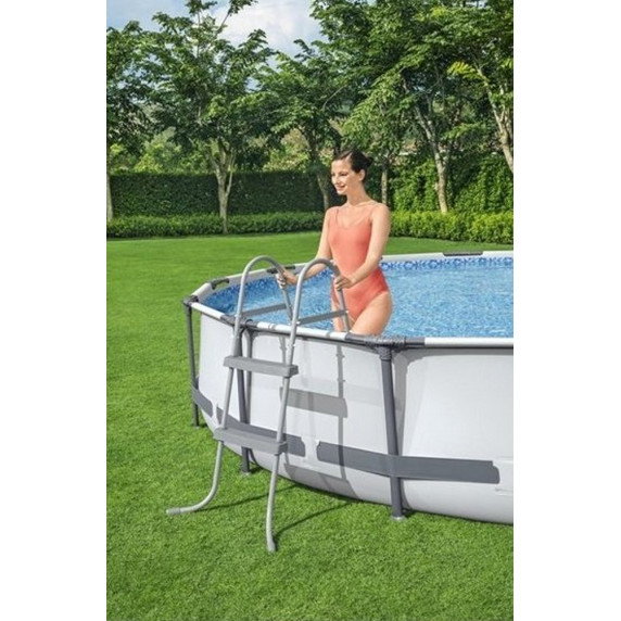 Scară pentru piscină - 2 trepte - 84 cm - BESTWAY 58430