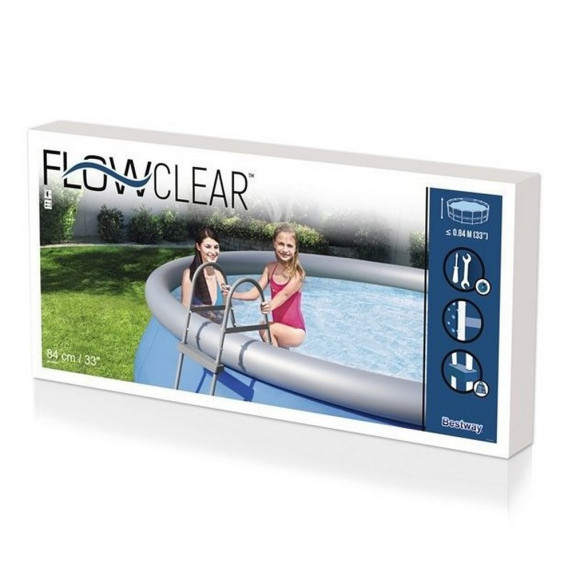 Scară pentru piscină - 2 trepte - 84 cm - BESTWAY 58430